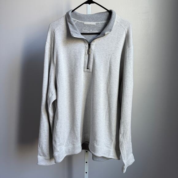 Tommy Bahama sz XXL gray cotton pull over sweater‎ - Picture 1 of 9
